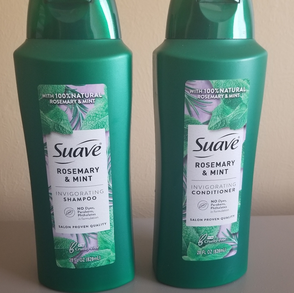 Suave Rosemary&Mint Shampoo&Conditioner 28 FL OZ